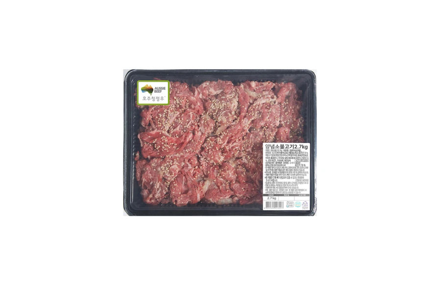 호주산 양념 소불고기 2.7kg