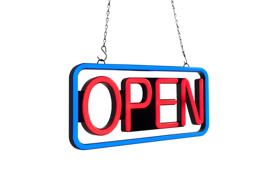 LED 네온OPEN사인보드