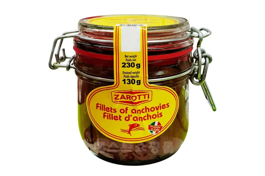 ZAROTTI 앤초비 230G 원산지 : 이태리