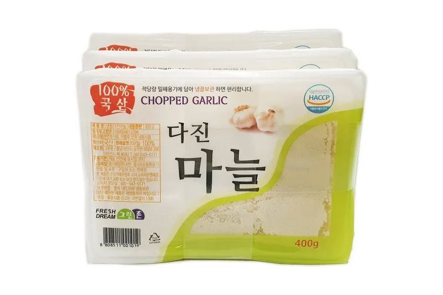 그린촌 냉동다진마늘 400G X 3PK 