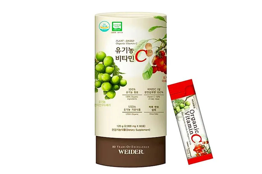 웨이더뉴트리션 유기농비타민C 2G X 60포