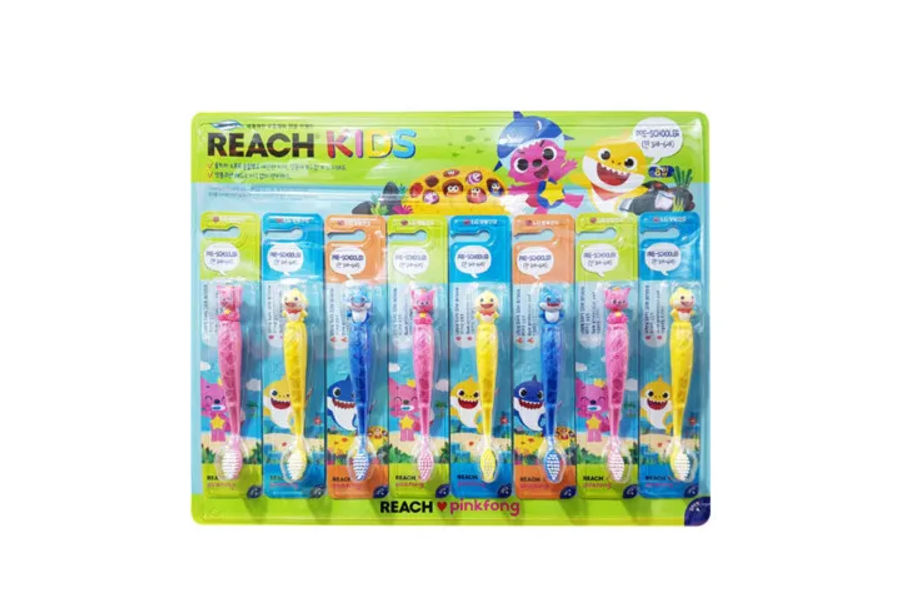 리치 키즈 칫솔 8입 사용권장 : 만 3 - 6 세