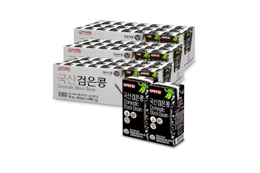 삼육두유 국산 검은콩 두유 190ml x 24개 x 3