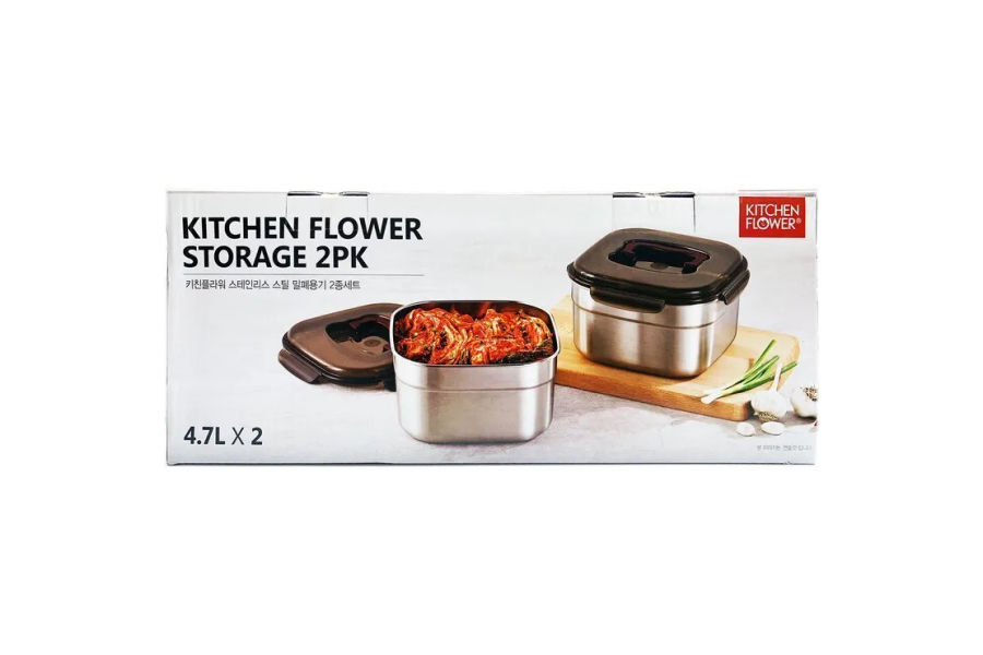 키친플라워 김장용기 2PK