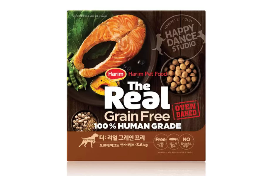하림 더리얼 연어 애견사료 어덜트 3.6kg