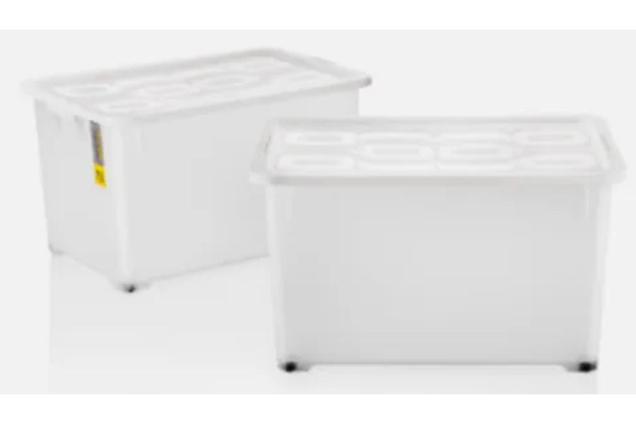 락앤락 투명 수납함70L 2PK 뚜껑포함