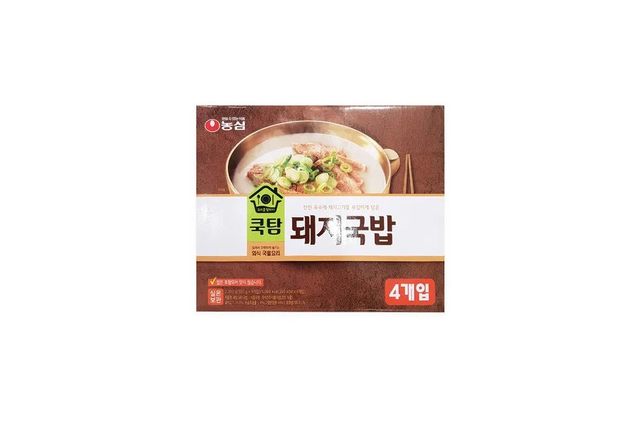 농심 돼지국밥 500G X 4