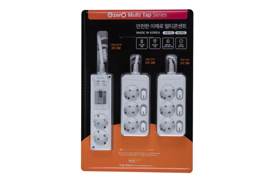 개별 멀티탭 3종세트 2가지 구성