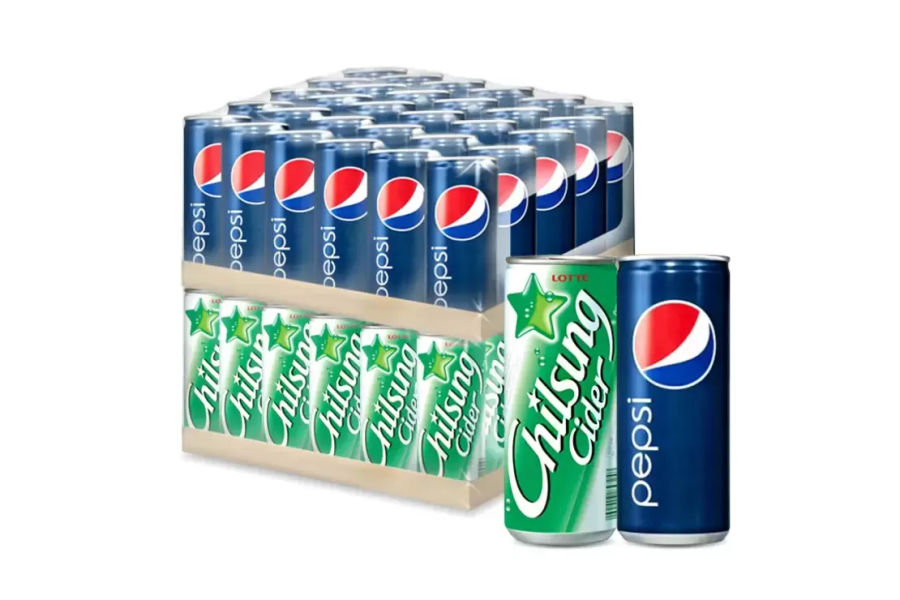 칠성사이다 250ml x 30 + 펩시콜라 250ml x 30 콤보팩