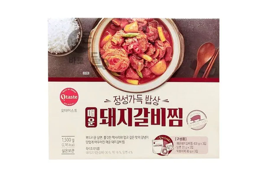 O TASTE 매운돼지갈비찜 500G X 3