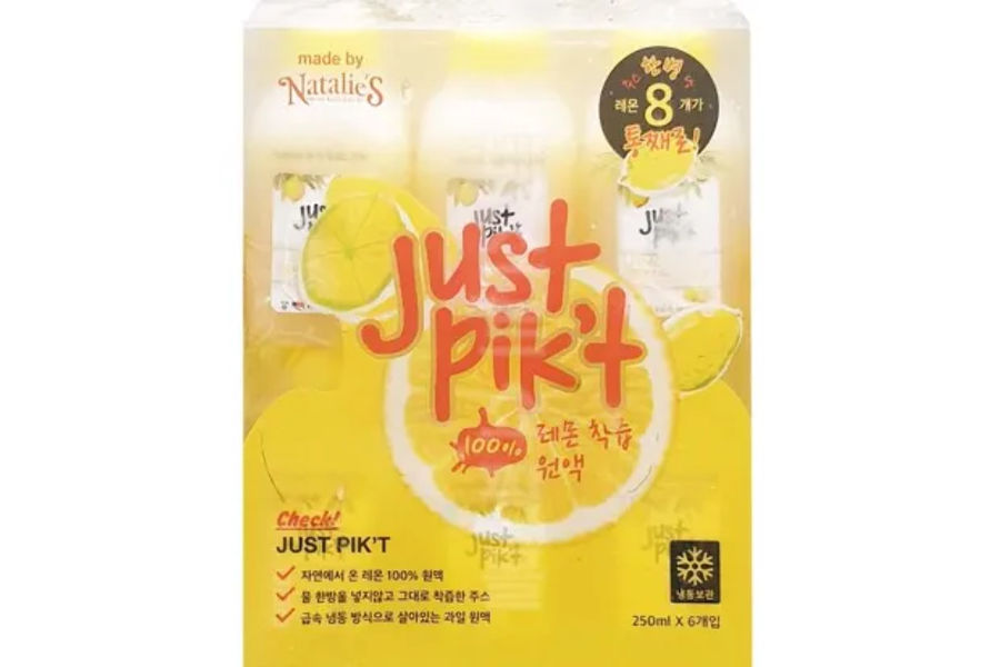 NATALIES JUST PIKT 레몬 착즙액 250ML X 6