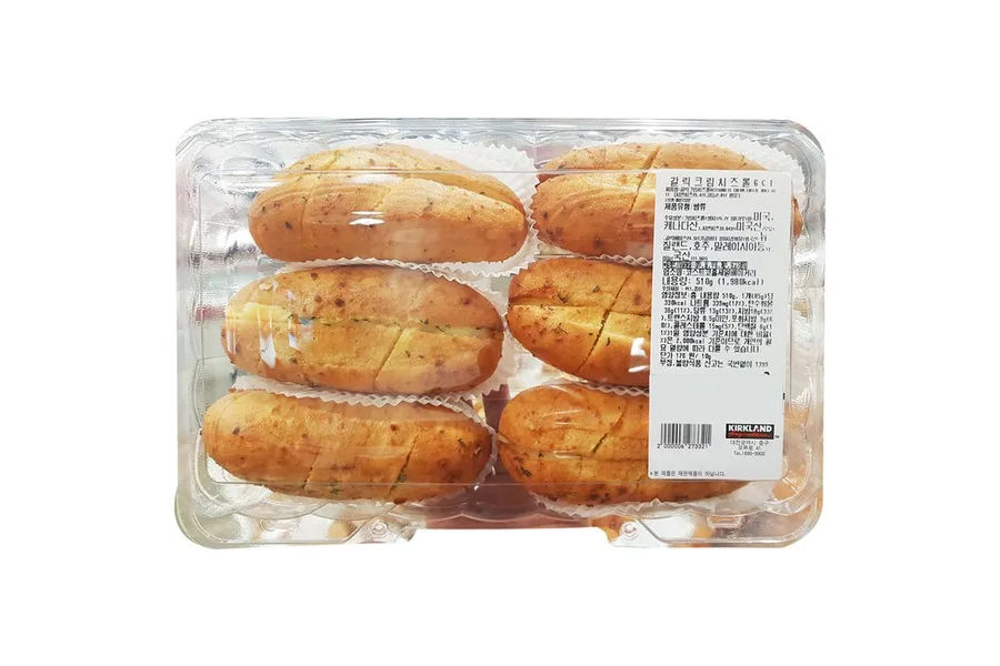 갈릭크림치즈롤 GARLIC CREAM CHEESE ROLL 6CT/PACK