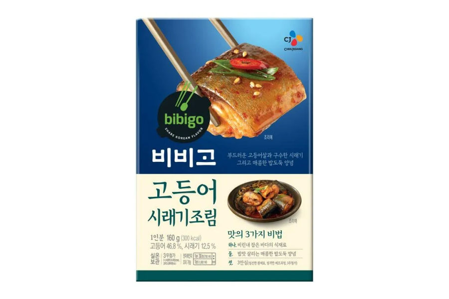비비고 고등어 시래기조림 160G X 4