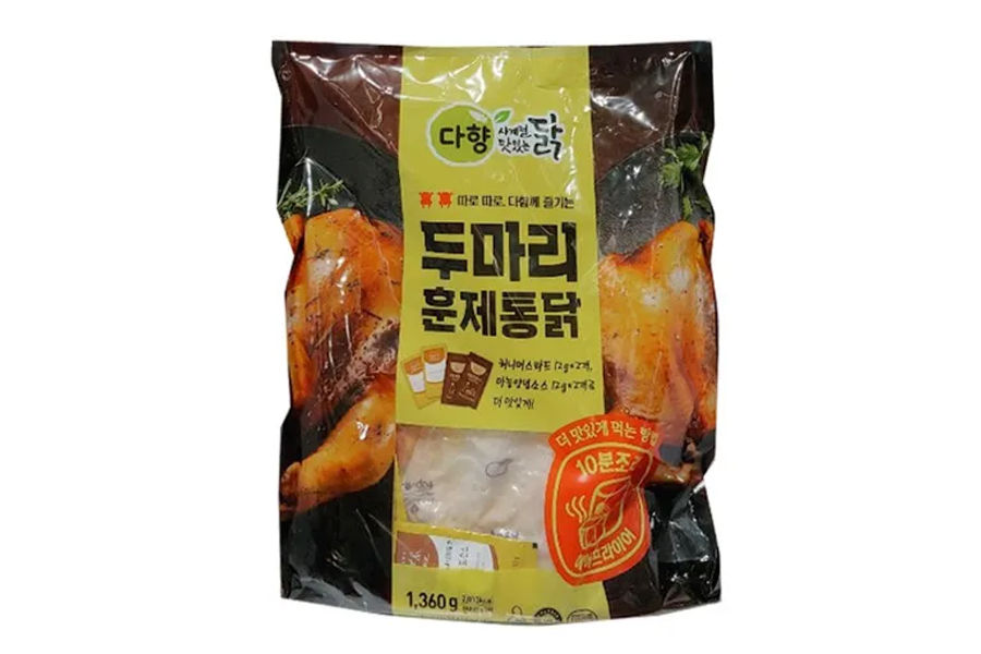 다향 두마리 훈제 통락 680G X 2 원산지 : 국산