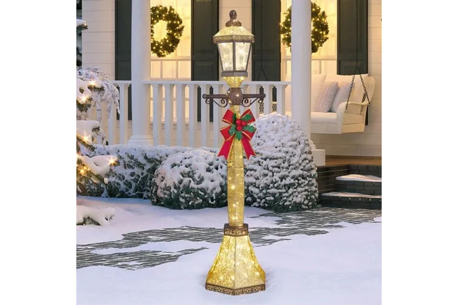 크리스마스 장식 LED 가로등 1.8M