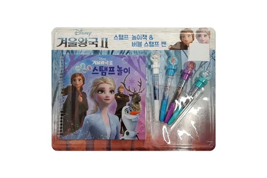 겨울왕국 2 스탬프놀이세트 미로찾기 & 도장찍기