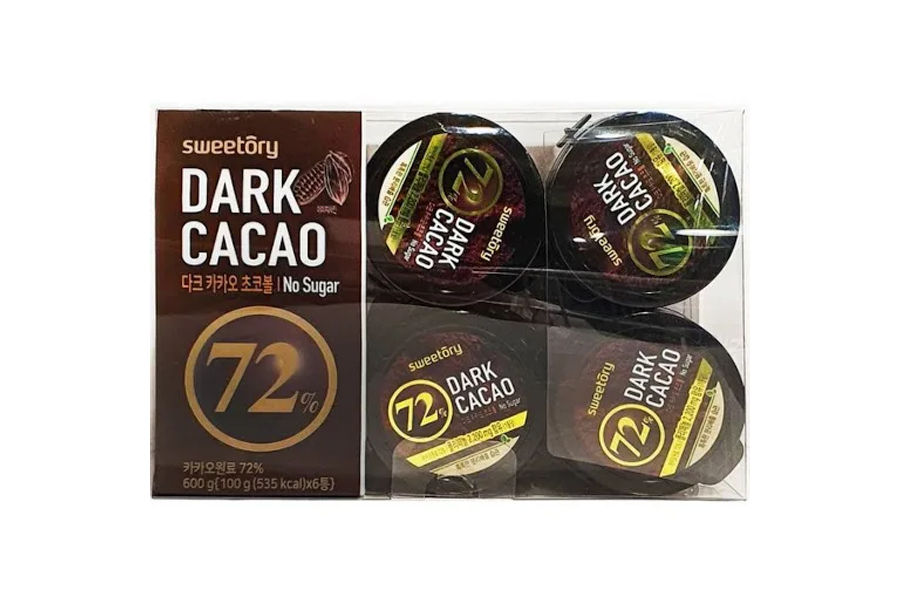 SWEETORY 다크카카오 초코볼 600G / 100G X 6PK