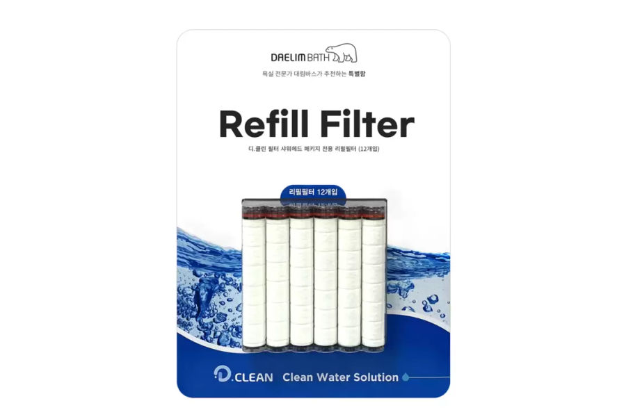 대림바스 D-클린 교체용 샤워필터 12개