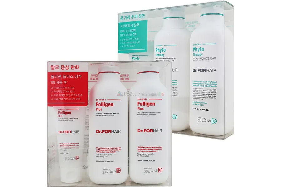 DR.FOR HAIR 닥터포헤어 샴푸 750ML X 2개 + 100ML