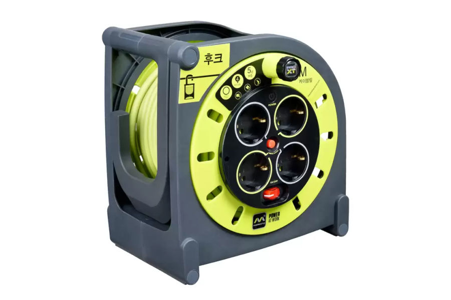 마스터플러그 작업용 전선 연장케이블 18M 4구