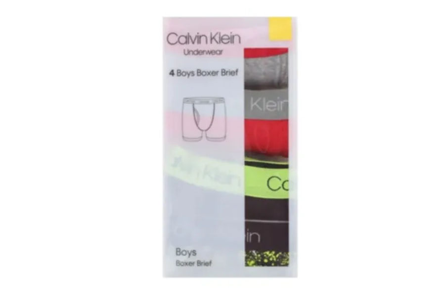 CALVIN KLEIN 주니어팬티4매 S,M,L,XL SIZE