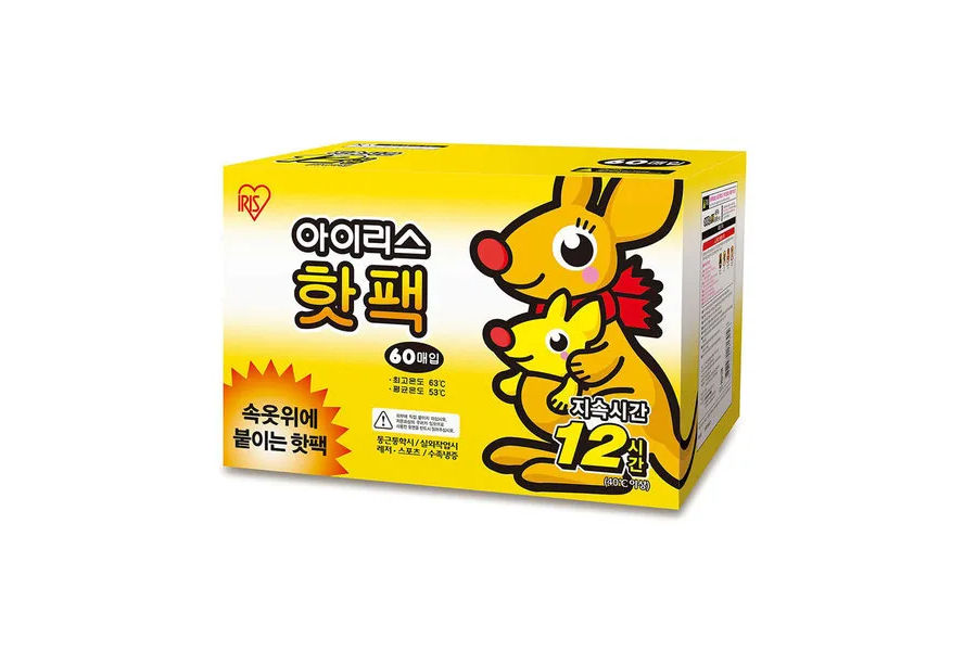 IRIS 아이리스 부착용 핫팩 60CT 중량 : 40G