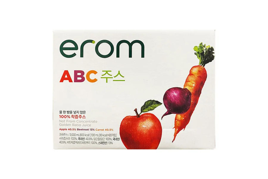 이롬 ABC주스 (100% 착즙) 100ML X 20