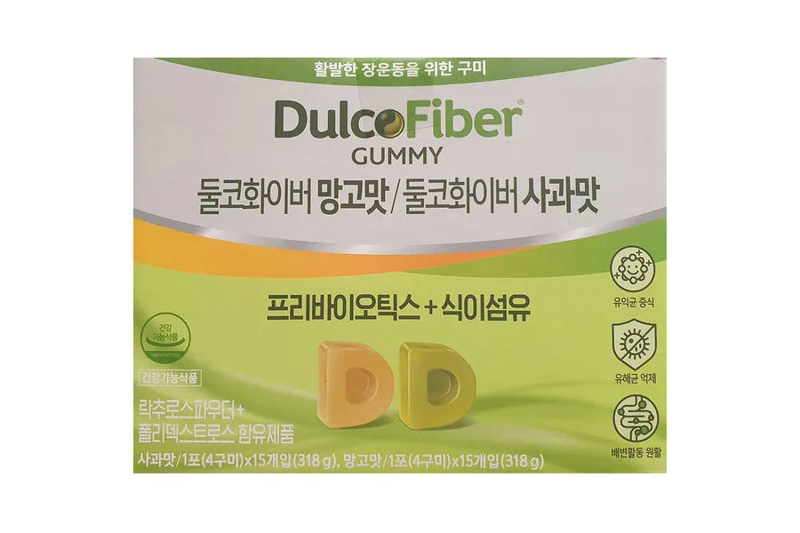 둘코화이버구미 사과맛&망고맛 4개입 X 30포
