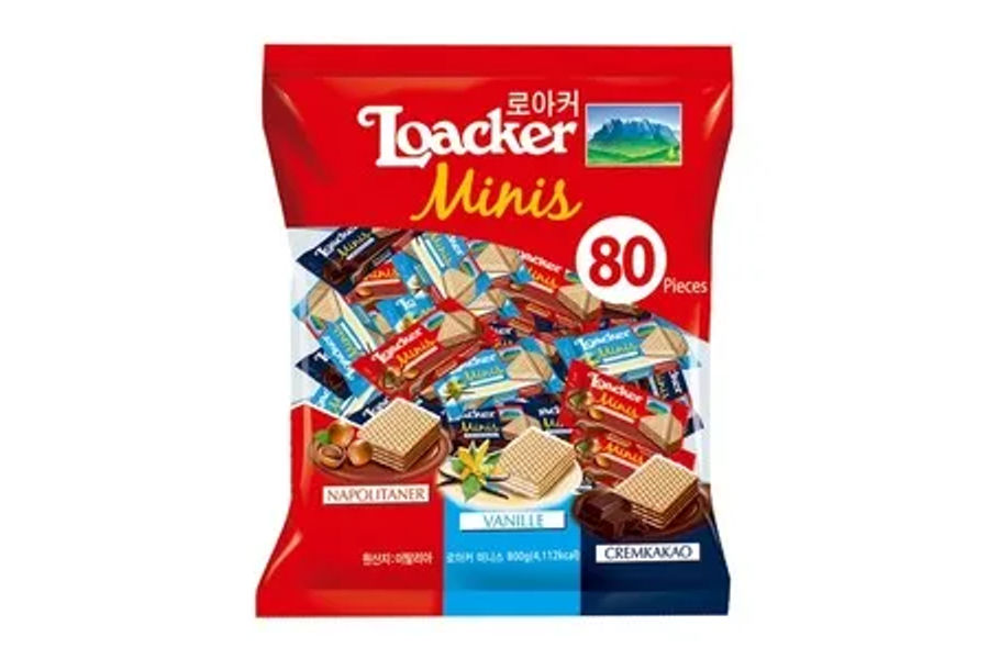 LOACKER 미니 웨하스 믹스 800G