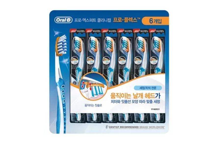 ORAL-B 오랄비 프로플렉스 칫솔 6개
