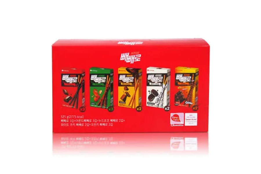 LOTTE 빼빼로 모음 525G / 12