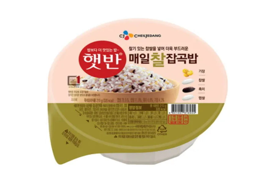 햇반 매일찰잡곡밥 210G X 18