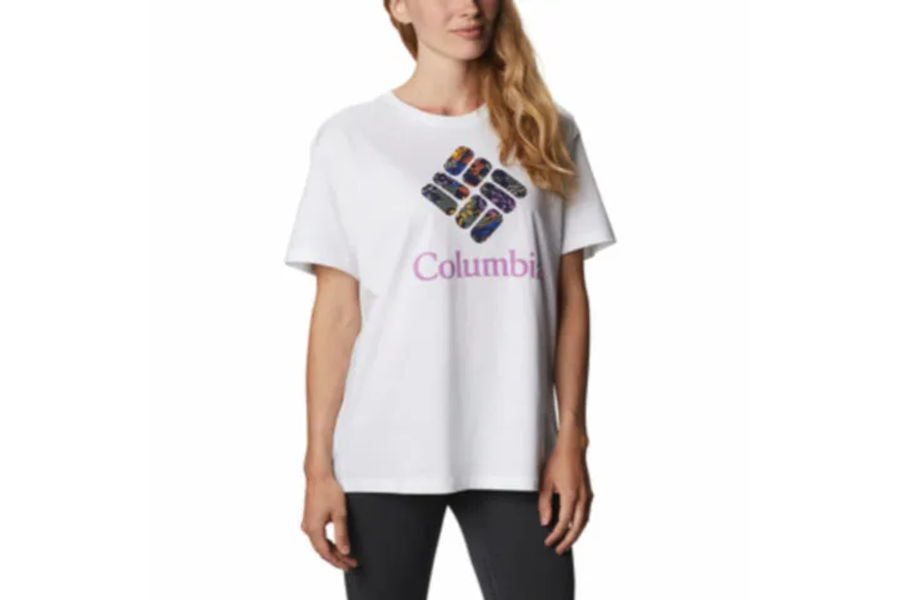 COLUMBIA 여성 반팔 크루티 XS,S,M,L ASIAN SIZE