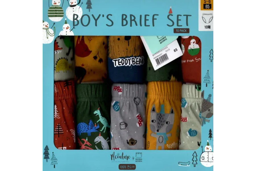 M COUTURE 아동 면팬티8매 60-85 ASIAN SIZE