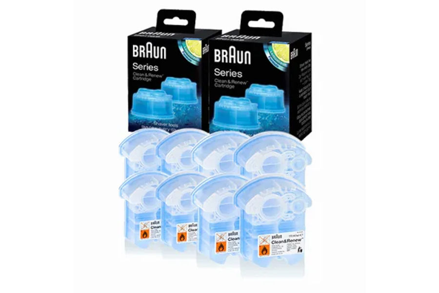 브라운 BRAUN 전기면도기 세정액 CCR 8PK