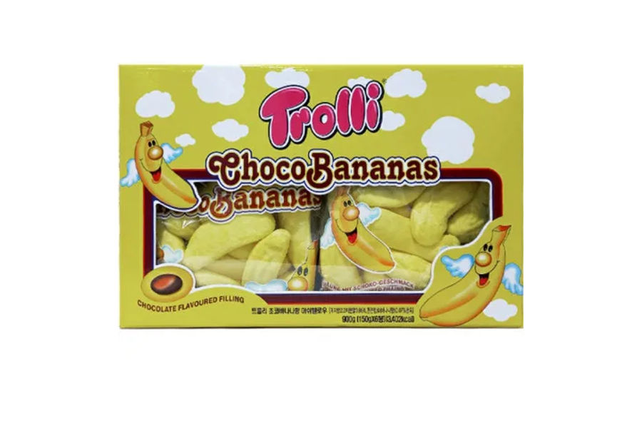 TROLLI 초코바나나 900G /150G X 6PK