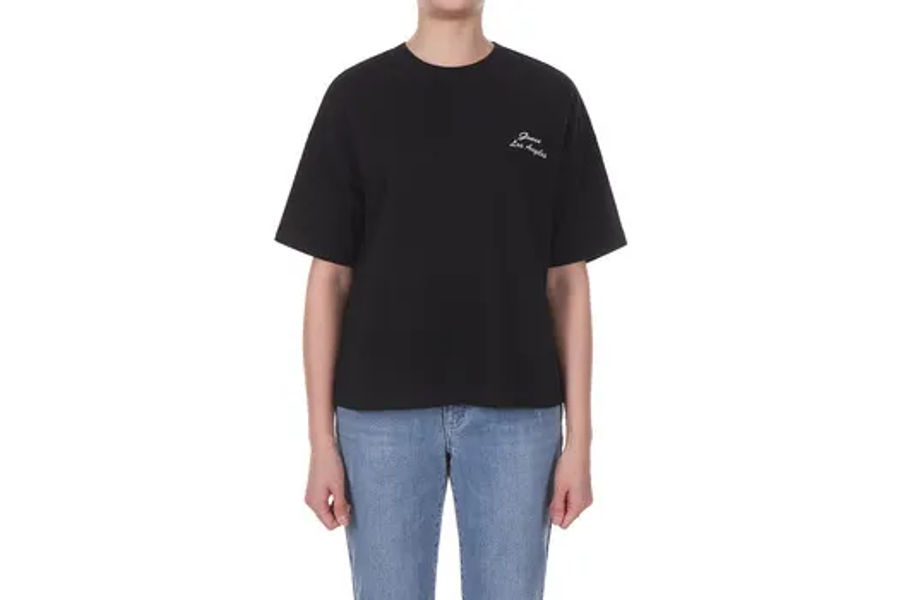 GUESS 여성 오버핏반팔티 S,M ASIAN SIZE