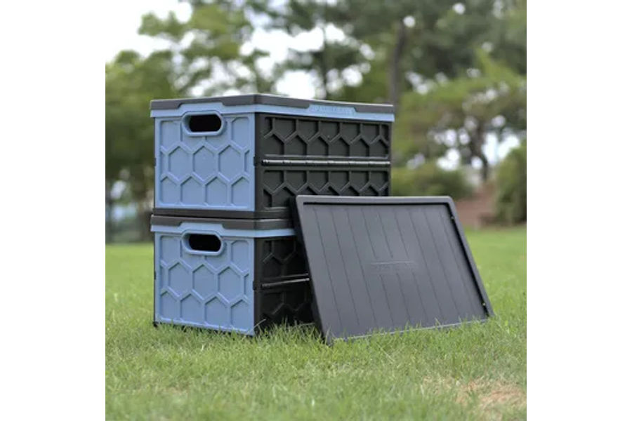 접이식 수납박스 46L 2개 뚜껑포함