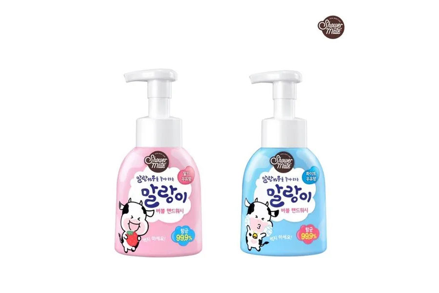 AK SHOWERMATE 말랑이버블 핸드워시 500ML X 2 + 450ML X 3
