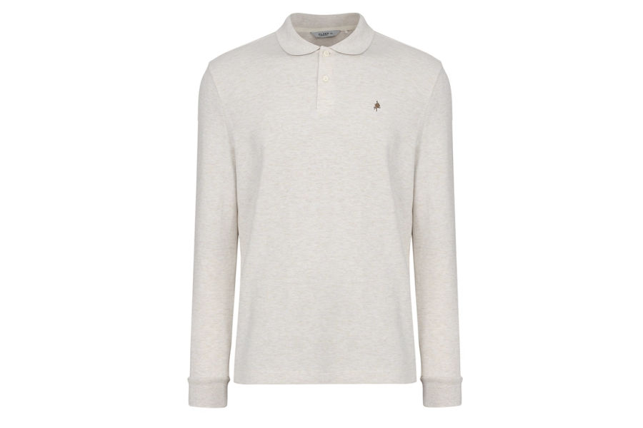 OLZEN 남성 긴소매 폴로 S,M,L,XL ASIAN SIZE