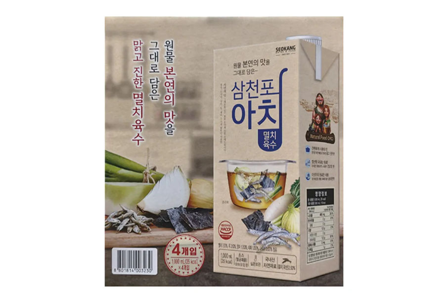 서강유업 삼천포아침멸치육수 1000ML X 4