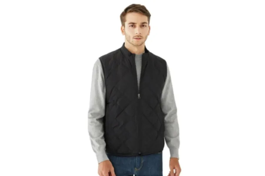 ELFAMA 남성 다운 베스트 M,L,XL,XXL ASIAN SIZE