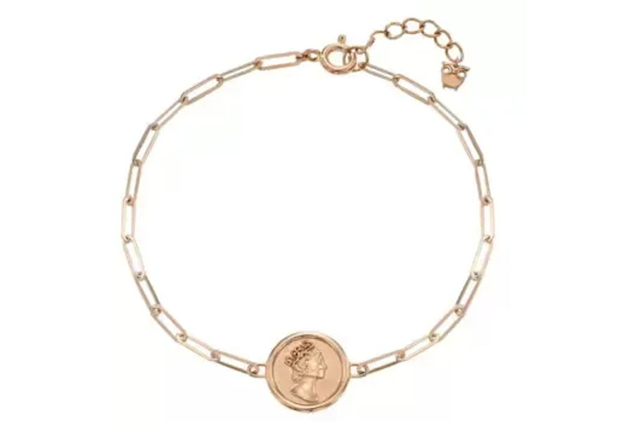 CLAVE DE J 골드 팔찌 14K PG/2.1G