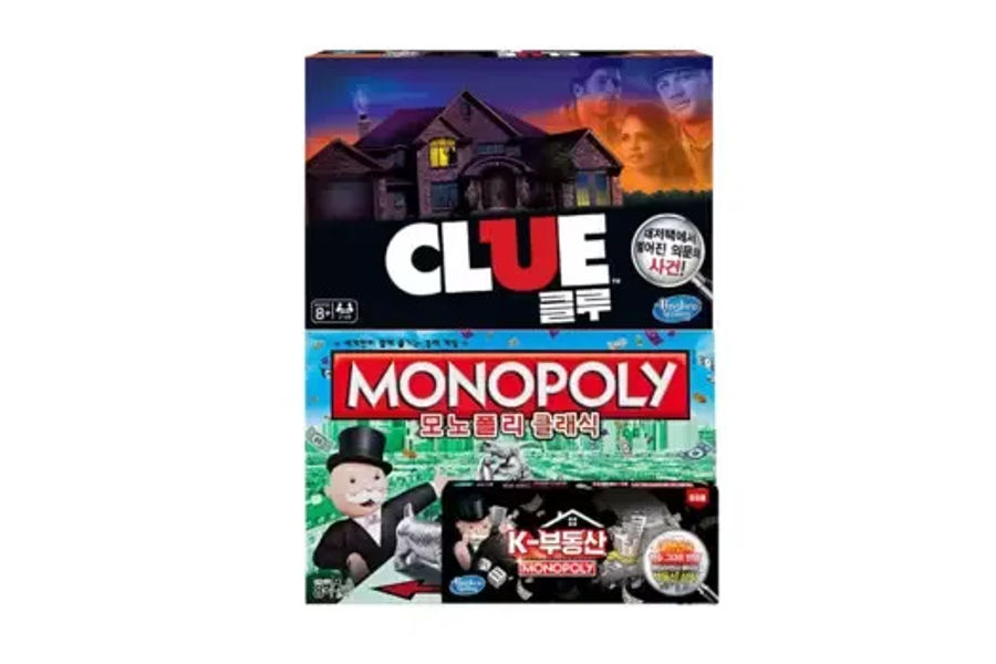 HASBRO해즈브로 모노폴리+클루 K부동산포함