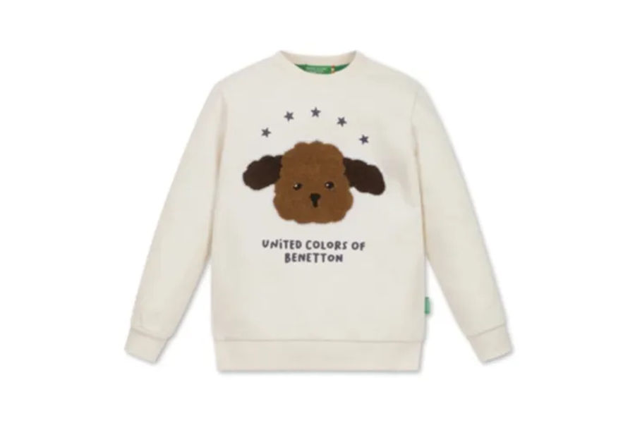 BENETTON 키즈플리스맨투맨 S,M,L,XL ASIAN SIZE