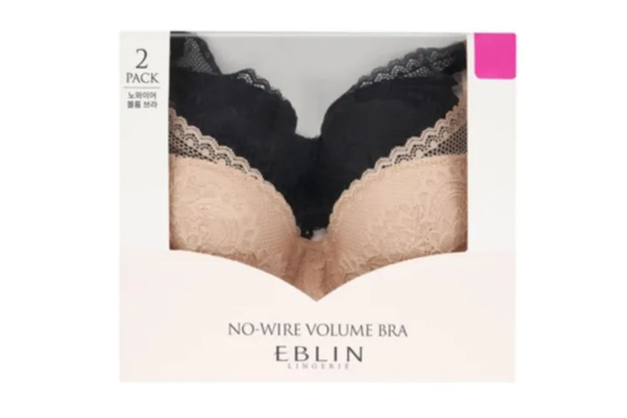 EBLIN 에블린 여성 브라2매 75A-85C ASIAN SIZE