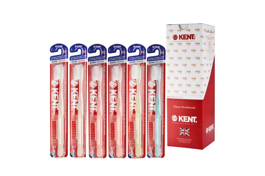 켄트 초극세모 칫솔 6개