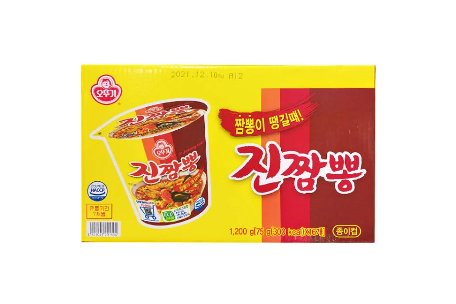 오뚜기 진짬뽕 소컵 75G X 16