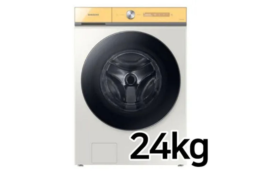 SAMSUNG 비스포크 AI 세탁기 24KG, 썬옐로우