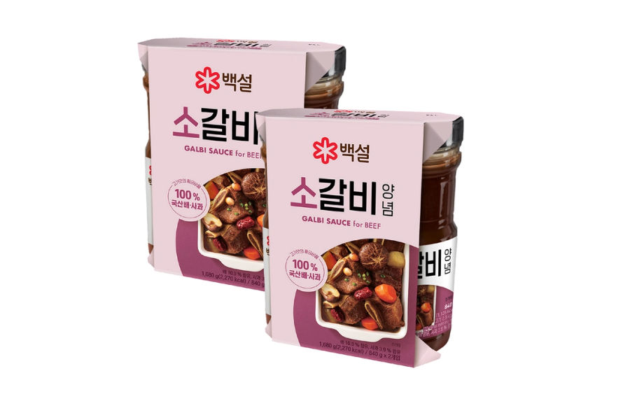 백설소갈비양념840g x 4